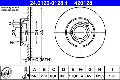 Brake disc ate - disc,